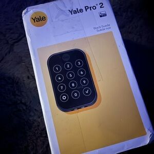 Yale Pro 2 Smart Lock in Black Suede